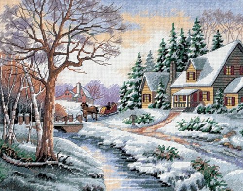 (image for) Winter Outing Counted Cross Stitch Kit
